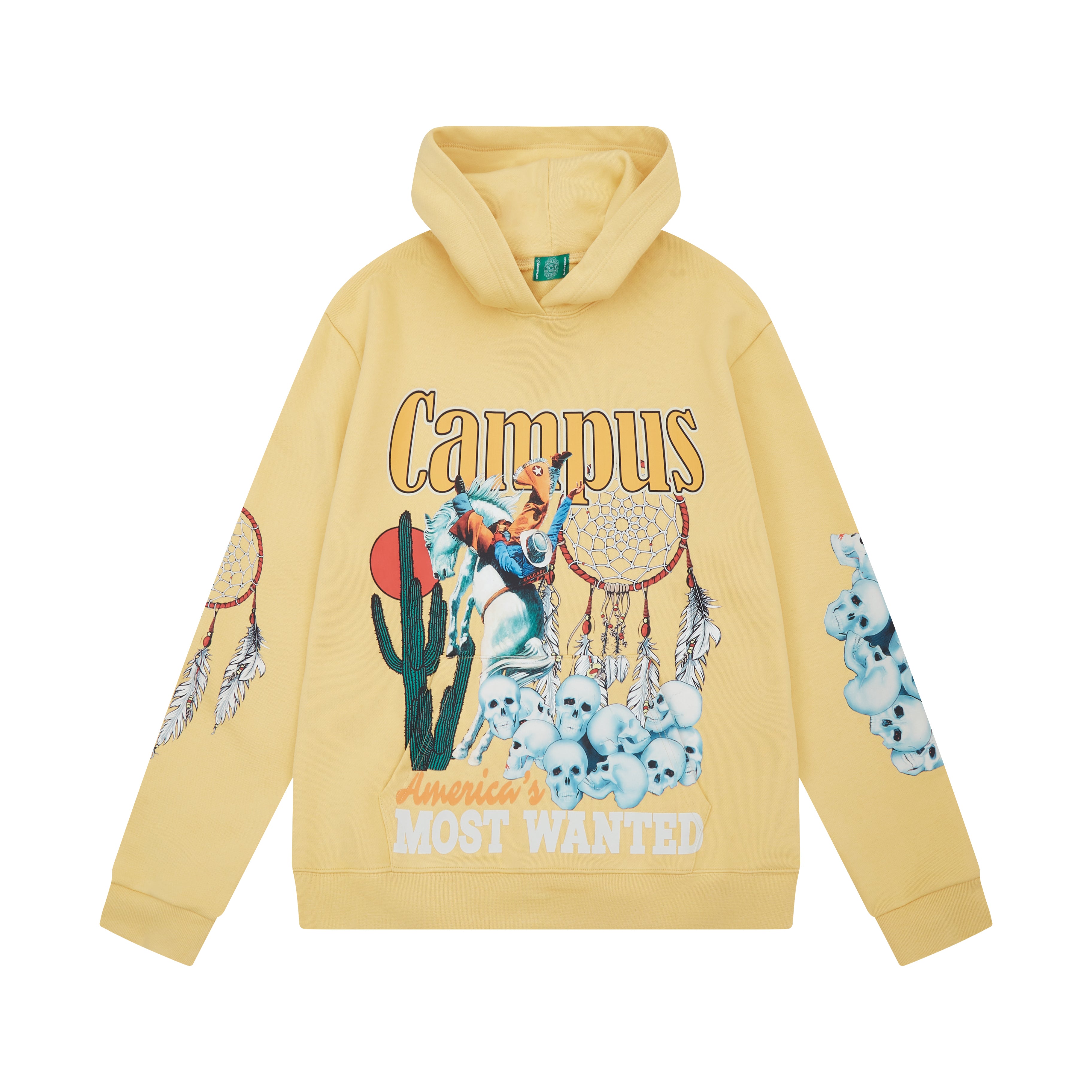 Outlaw Hoodie Vintage Wash (Mustard)